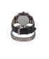 Фото #3 товара Часы и аксессуары Jones New York мужские наручные часы с кожаным ремешком черного цвета с крокодиловой текстурой 42 мм - набор подарочный