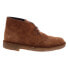 Фото #2 товара Clarks Desert Boot 26168531 Mens Brown Suede Lace Up Chukkas Boots