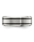 Фото #3 товара Stainless Steel Brushed and Polished Enameled with CZ Band Ring