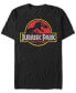 Фото #1 товара Jurassic Park Men's Classic Original Logo Short Sleeve T-Shirt