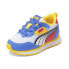 Фото #2 товара Puma Rider Fv Primary Ac Lace Up Toddler Boys White Sneakers Casual Shoes 39447