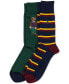 Men's 2-Pk. Madison Tweed Bear Slack Socks