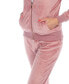 Фото #3 товара Women's Velour Tracksuit Loungewear 2pc Set