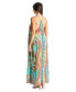 Фото #3 товара Women's Maxi Boho Art T back Dress with pockets