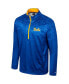 ფოტო #2 პროდუქტის Men's Blue UCLA Bruins The Machine Half-Zip Jacket