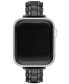 Фото #1 товара Ремешок для часов kate spade new york черный из нержавеющей стали для Apple Watch, 38,40,41,42,44,45,49 мм