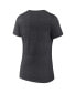 ფოტო #3 პროდუქტის Women's Heather Charcoal Houston Astros 2022 World Series Champions Locker Room Short Sleeve V-Neck T-shirt