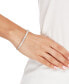 ფოტო #2 პროდუქტის Cubic Zirconia Bangle Bracelet in Sterling Silver