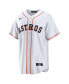 ფოტო #3 პროდუქტის Men's Yainer Diaz White Houston Astros Home Replica Jersey