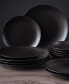 Фото #7 товара Porto by Semplice Stoneware Full Dinnerware Set, 12 Pcs, Service for 4