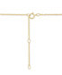 ფოტო #4 პროდუქტის Lab-Grown Gemstones 18" Butterfly Circle Pendant Necklace (1-3/8 ct. t.w.) in 14k Gold-Plated Sterling Silver