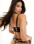 Фото #6 товара Boux Avenue Valentines Jacqueline heart bouxtique balconette bra in black