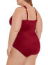 Фото #3 товара Embrace Your Curves Women's Plus Sloane Keyhole Front One Piece Swim Size S