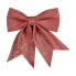 Новогоднее украшение Бант 20,5 x 3 x 25,5 cm Розовый полистирол (12 штук)