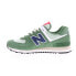 Фото #5 товара New Balance 574 U574HGB Mens Green Suede Lace Up Lifestyle Sneakers Shoes