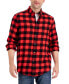 Фото #3 товара Men's Regular-Fit Plaid Flannel Shirt, Created for Macy's
