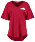 Women's Cardinal Arkansas Razorbacks Oversized T-shirt