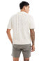 Фото #4 товара Abercrombie & Fitch buttonthrough open stitch knit polo in cream