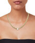 Фото #2 товара Macy's cultured Freshwater Pearl (9mm) 18" Collar Necklace in 14k Gold-Plated Sterling Silver