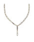Фото #2 товара Laundry by Shelli Segal gold Tone Chain Y Necklace with Crystal Stone Accents