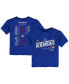 ფოტო #1 პროდუქტის Toddler Girls and Boys Royal Kansas Jayhawks 2022 NCAA Men's Basketball National Champions Bracket T-shirt