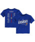 Фото #1 товара Toddler Girls and Boys Royal Kansas Jayhawks 2022 NCAA Men's Basketball National Champions Bracket T-shirt