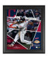 Фото #1 товара Jose Ramirez Cleveland Guardians Framed 15" x 17" Impact Player Collage with a Piece of Game-Used Baseball - Limited Edition of 500