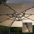 HI HI Sznur lampek solarnych LED pod parasol ogrodowy, 130 cm