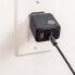 Фото #4 товара OUR PURE PLANET Wall Charger 1 USB + 1 USBC UK port 30W - Indoor - AC - 20 V - Black