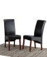 Фото #13 товара Easton Set of 2 Faux Leather Deluxe Parson Chairs