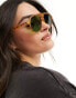 Фото #6 товара AIRE monoceros aviator sunglasses in tort with khaki lens