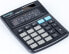 Фото #2 товара Kalkulator Donau Kalkulator biurowy DONAU TECH, 8-cyfr. wyświetlacz, wym. 134x104x17 mm, czarny