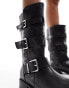 Фото #6 товара Bronx New Tough biker boot in black