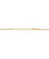 ფოტო #2 პროდუქტის Satin Flower Pendant Necklace in 14k Gold-Plated Sterling Silver, 18" + 2" extender