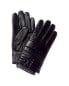 Bruno Magli Touchtech Cashmere-Lined Quilted Leather Gloves Men's M - фото #1