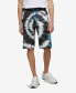 Men's Star Burst Fleece Drawstring Shorts