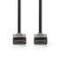 Фото #4 товара Аксессуар разъем NEDIS CVGP34000BK05 - 0.5 м - HDMI Type A (Standard) - HDMI Type A (Standard) - 3840 x 2160 пикселей - 3D - черный