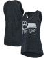 Women's Navy Penn State Nittany Lions Ferris Melange V-Neck Tank Top