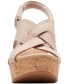 Women's Rose Erin Woven-Strap Wedge Sandals