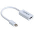 Фото #2 товара Manhattan Mini DisplayPort 1.2 to HDMI Adapter Cable - 1080p@60Hz - 17cm - Male to Female - White - Lifetime Warranty - Blister - 0.17 m - HDMI Type A (Standard) - Mini DisplayPort - Female - Male - Straight