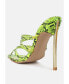 ფოტო #5 პროდუქტის Women's Nightclub Ready Strappy Stiletto Heel Sandals