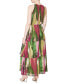 Фото #2 товара Women's Printed Sleeveless Tiered Maxi Dress