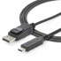 USB C to DisplayPort Adapter Startech CDP2DP146B 1,8 m Black