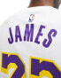 Фото #2 товара Nike Basketball – NBA LA Lakers Dri-FIT LeBron James – Trägertop aus Jersey in Lila mit Logo