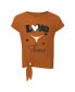 ფოტო #3 პროდუქტის Infant Boys and Girls Texas Orange, Black Texas Longhorns Forever Love T-shirt and Leggings Set