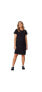 ფოტო #1 პროდუქტის Maternity Angel Cotton Tee Dress In Black