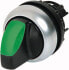 Фото #2 товара Eaton M22-WLK3-G - Toggle switch - Black,Green,Silver - Plastic - IP66 - 29.7 mm - 45.9 mm