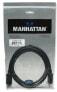 Фото #7 товара Manhattan DisplayPort 1.2 Cable - 4K@60hz - 2m - Male to Male - Equivalent to DISPL2M - With Latches - Fully Shielded - Black - Lifetime Warranty - Polybag - 2 m - DisplayPort - DisplayPort - Male - Male - 4096 x 2160 pixels