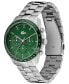 ფოტო #2 პროდუქტის Men's Boston Stainless Steel Bracelet Watch 42mm