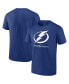 Фото #1 товара Men's Blue Tampa Bay Lightning 2024 Stanley Cup Playoffs Breakout T-Shirt